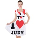 I love judy Cap Sleeve Midi Dress View1