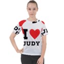 I love judy Women s Sport Raglan Tee View1