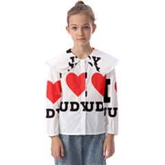 I Love Judy Kids  Peter Pan Collar Blouse by ilovewhateva