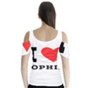 I love sophia Butterfly Sleeve Cutout Tee  View2