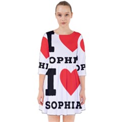 I Love Sophia Smock Dress by ilovewhateva