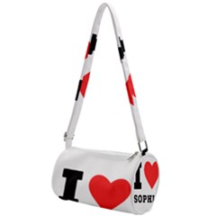 I Love Sophia Mini Cylinder Bag by ilovewhateva