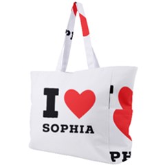 I Love Sophia Simple Shoulder Bag by ilovewhateva