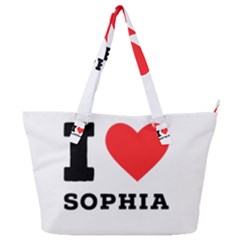 I Love Sophia Full Print Shoulder Bag by ilovewhateva