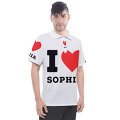 I Love Sophia Men s Polo Tee by ilovewhateva