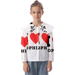 I Love Sophia Kids  Peter Pan Collar Blouse by ilovewhateva