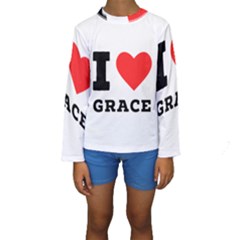 F386086d-cb60-4690-97fa-e262e383f966 Kids  Long Sleeve Swimwear by ilovewhateva