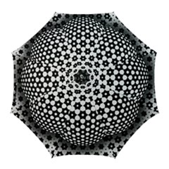 Sphere Spherical Circular Monochrome Circle Art Golf Umbrellas