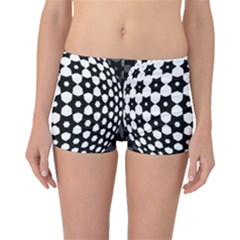 Sphere Spherical Circular Monochrome Circle Art Boyleg Bikini Bottoms