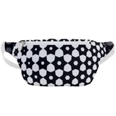 Sphere Spherical Circular Monochrome Circle Art Waist Bag 