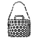 Sphere Spherical Circular Monochrome Circle Art MacBook Pro 16  Shoulder Laptop Bag View1