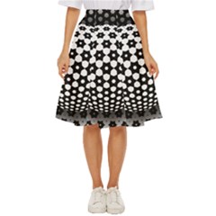 Sphere Spherical Circular Monochrome Circle Art Classic Short Skirt by Jancukart