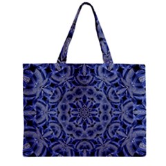 Mandala Pattern Rosette Kaleidoscope Abstract Zipper Mini Tote Bag