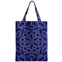 Mandala Pattern Rosette Kaleidoscope Abstract Zipper Classic Tote Bag