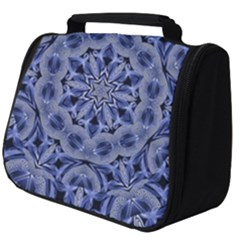 Mandala Pattern Rosette Kaleidoscope Abstract Full Print Travel Pouch (big)