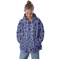 Mandala Pattern Rosette Kaleidoscope Abstract Kids  Oversized Hoodie by Jancukart