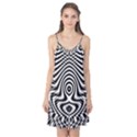 Monochrome Symmetry Abstract Camis Nightgown  View1