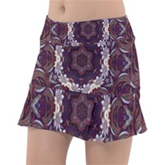 Rosette Kaleidoscope Mosaic Abstract Background Classic Tennis Skirt by Jancukart