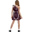 Rosette Kaleidoscope Mosaic Abstract Background Kids  One Shoulder Party Dress View4