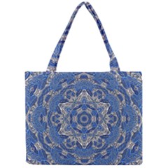 Mandala Rosette Kaleidoscope Abstract Background Mini Tote Bag by Jancukart