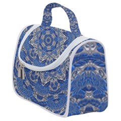 Mandala Rosette Kaleidoscope Abstract Background Satchel Handbag