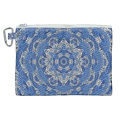 Mandala Rosette Kaleidoscope Abstract Background Canvas Cosmetic Bag (xl)