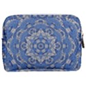 Mandala Rosette Kaleidoscope Abstract Background Make Up Pouch (Medium) View2