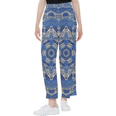 Mandala Rosette Kaleidoscope Abstract Background Women s Pants 