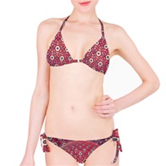 Sphere Spherical Metallic Colorful Circular Orb Classic Bikini Set