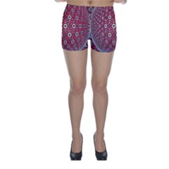 Sphere Spherical Metallic Colorful Circular Orb Skinny Shorts