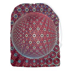 Sphere Spherical Metallic Colorful Circular Orb Drawstring Pouch (3xl) by Jancukart