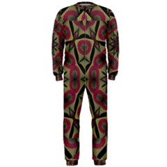 Mandala Rosette Pattern Kaleidoscope Abstract Onepiece Jumpsuit (men)