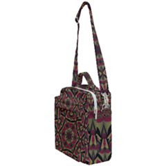 Mandala Rosette Pattern Kaleidoscope Abstract Crossbody Day Bag