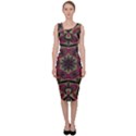 Mandala Rosette Pattern Kaleidoscope Abstract Sleeveless Pencil Dress View1