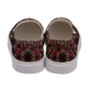 Mandala Rosette Pattern Kaleidoscope Abstract Women s Canvas Slip Ons View4