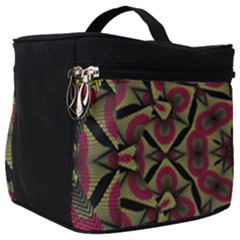 Mandala Rosette Pattern Kaleidoscope Abstract Make Up Travel Bag (big)