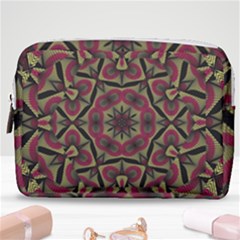 Mandala Rosette Pattern Kaleidoscope Abstract Make Up Pouch (medium) by Jancukart