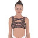 Mandala Rosette Pattern Kaleidoscope Abstract Bandaged Up Bikini Top View1