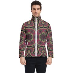 Mandala Rosette Pattern Kaleidoscope Abstract Men s Bomber Jacket