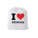 I love denise Drawstring Pouch (Large) View2