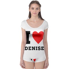 I Love Denise Boyleg Leotard  by ilovewhateva