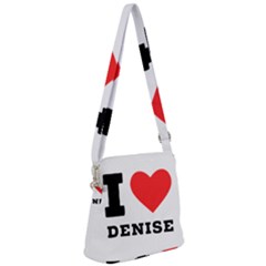 I Love Denise Zipper Messenger Bag by ilovewhateva