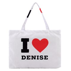 I Love Denise Zipper Medium Tote Bag by ilovewhateva