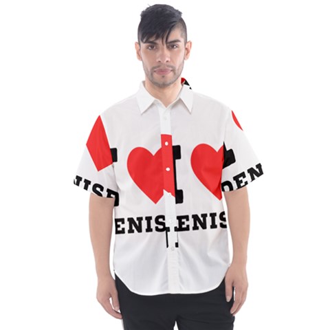 I Love Denise Men s Short Sleeve Shirt by ilovewhateva