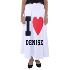 I Love Denise Flared Maxi Skirt by ilovewhateva