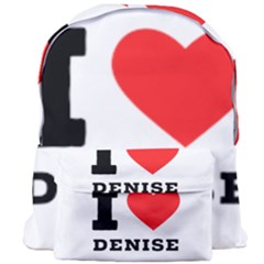 I Love Denise Giant Full Print Backpack by ilovewhateva