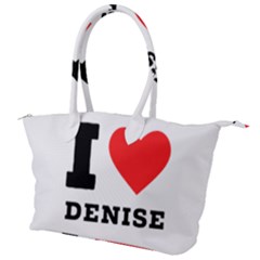 I Love Denise Canvas Shoulder Bag by ilovewhateva