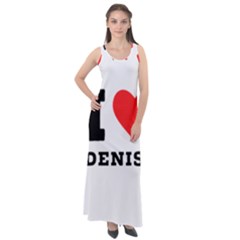 I Love Denise Sleeveless Velour Maxi Dress by ilovewhateva