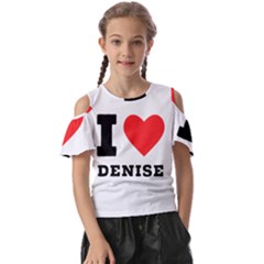 I Love Denise Kids  Butterfly Cutout Tee by ilovewhateva