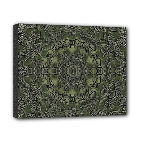 Mandala Rosette Kaleidoscope Floral Background Canvas 10  X 8  (stretched)